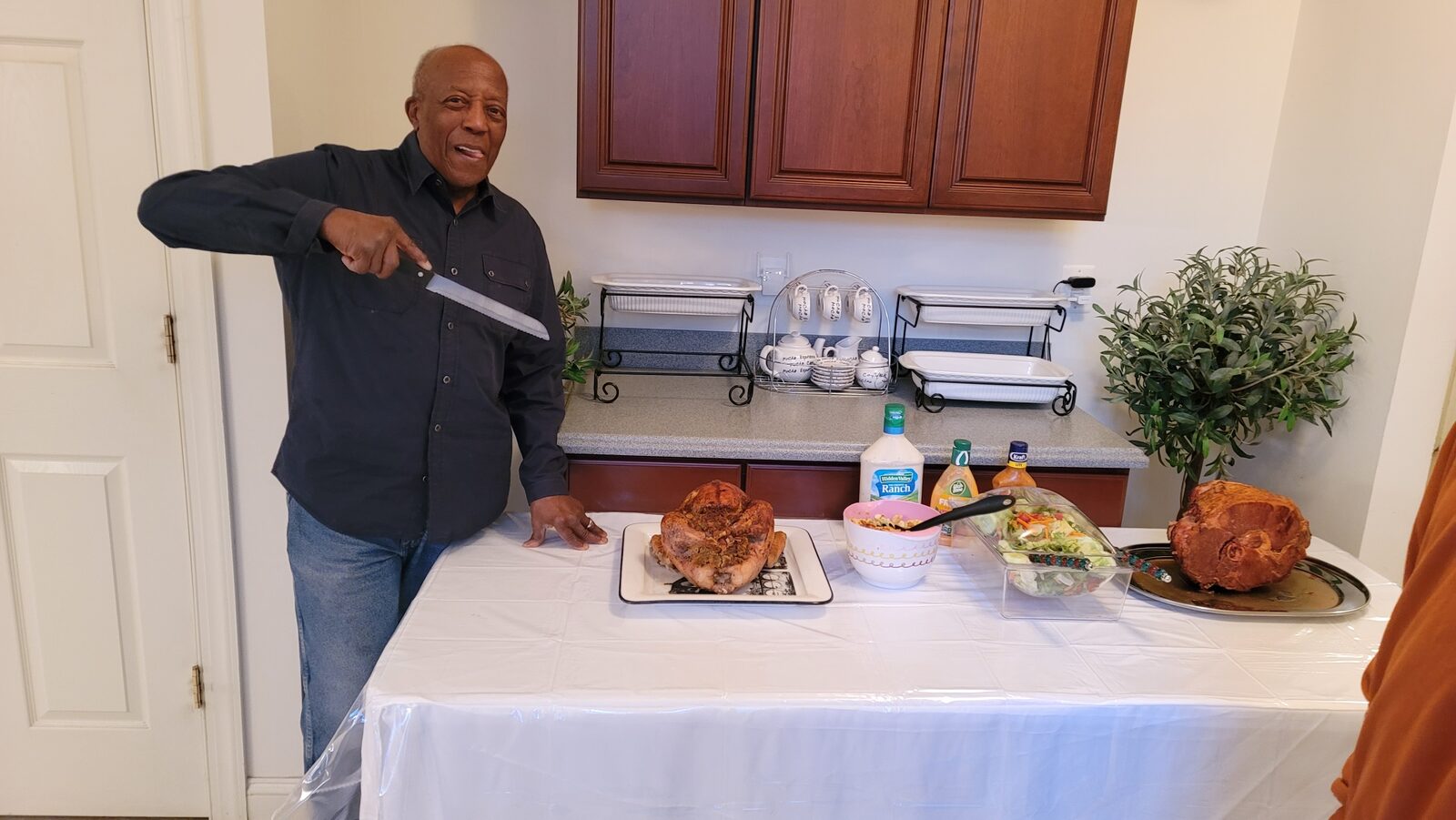 The provider — always at the head of the table